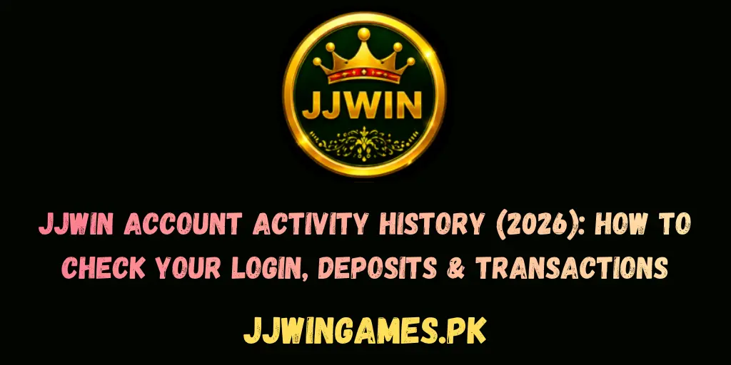 JJWIN Account Activity History